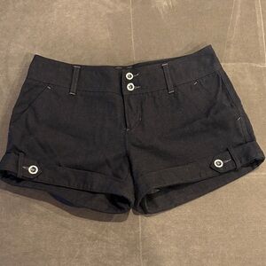 Free People Dark Grey Vintage Shorts in size 4 - tweed-like material